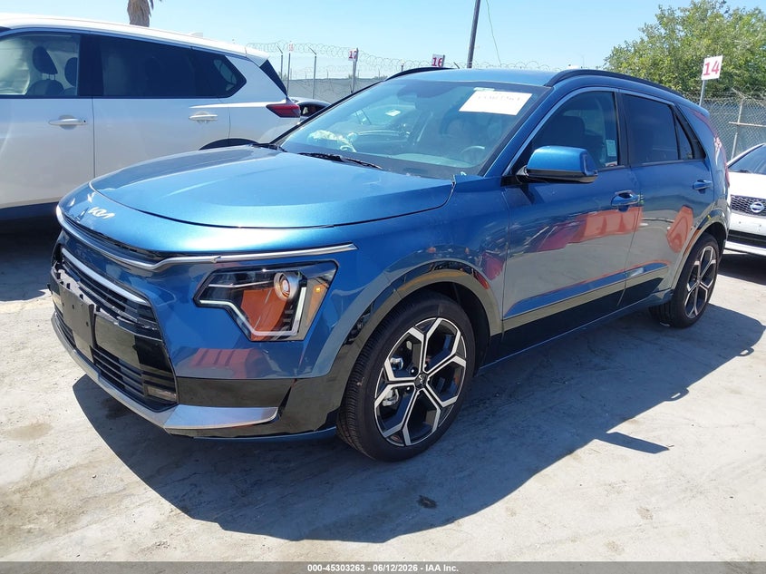 Vin: kndcr3le8s5308812, lot: 45801126, kia niro ex touring 20252