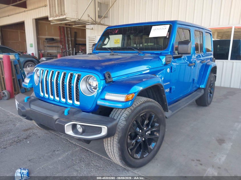 Vin: 1c4jjxp64nw272138, lot: 45801128, jeep wrangler 4xe unlimited sahara 4x4 20222