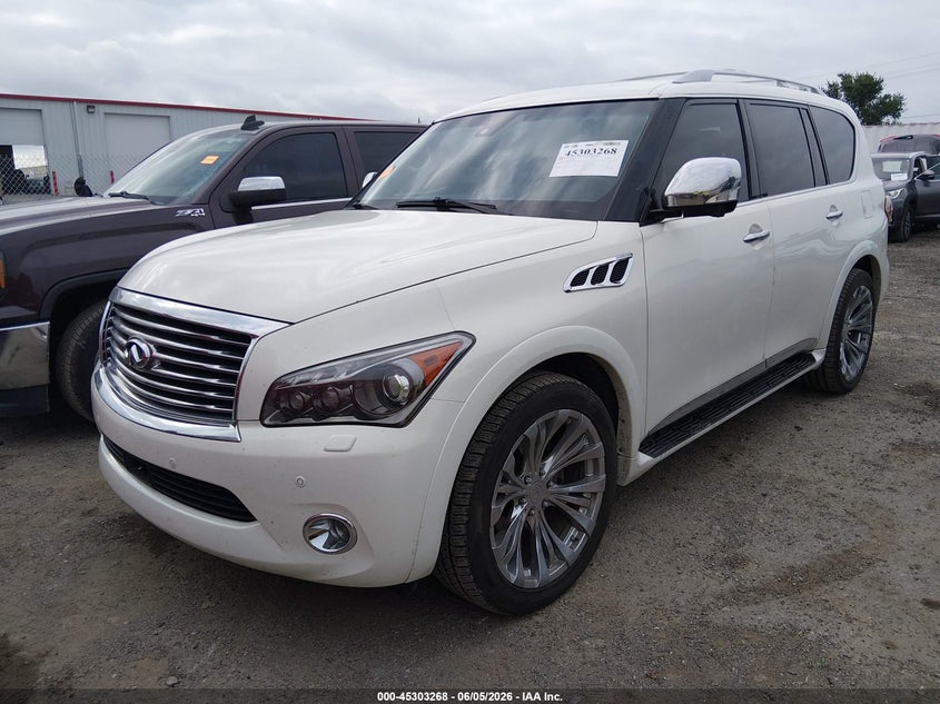 2014 INFINITI QX80 auction photo 2