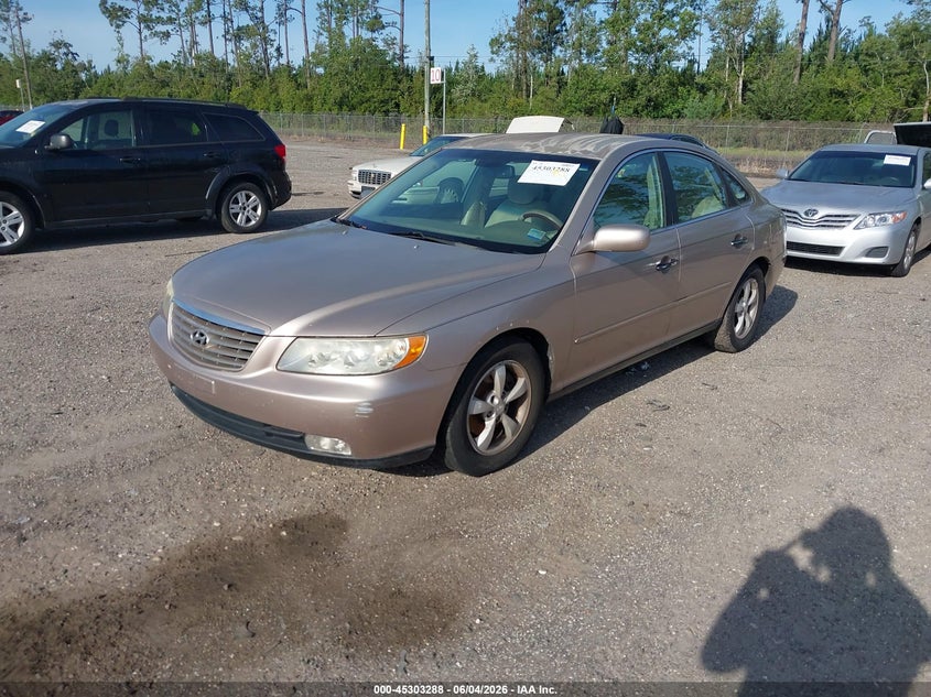 HYUNDAI AZERA 2007 VIN KMHFC46D57A199999