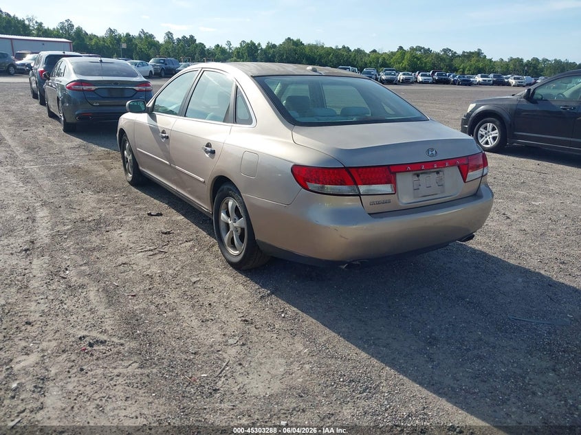 2007 HYUNDAI AZERA auction photo 3