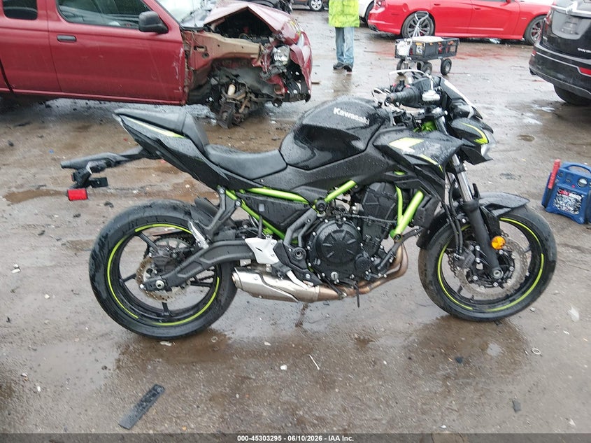 2022 Kawasaki Er650 L VIN: ML5EREL14NDA51608 Lot: 45303295