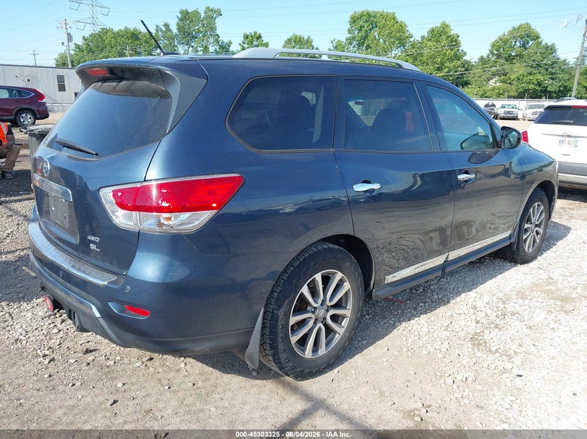 Vin: 5n1ar2mm3ec693005, lot: 45801188, nissan pathfinder sl 20144