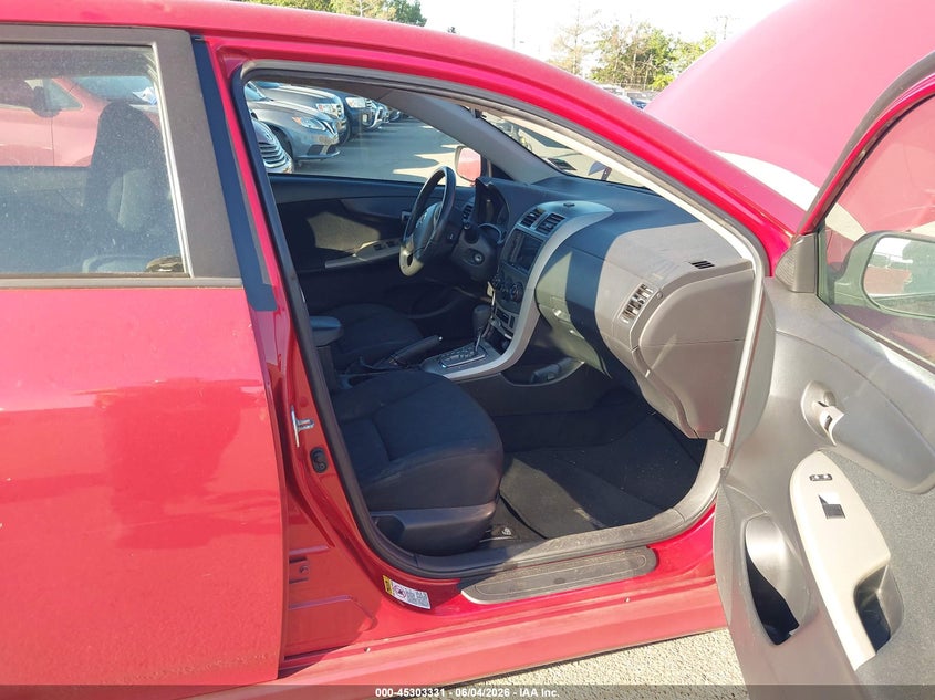 2010 Toyota Corolla 1.8 S red Lot 111045303331 Vin 2T1BU4EE4AC446118