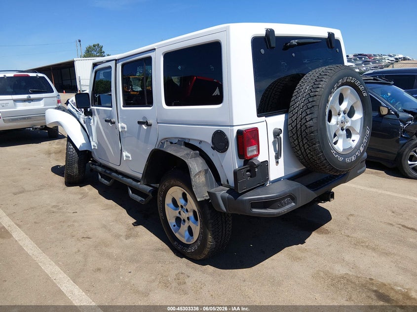 Vin: 1c4bjwfg7fl731027, lot: 45801199, jeep wrangler unlimited rubicon hard rock 20153