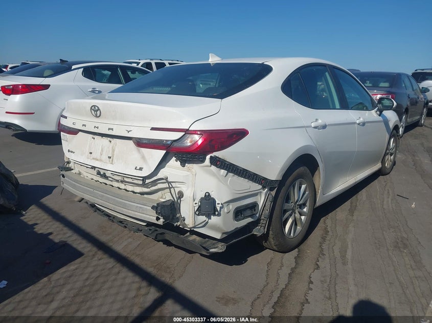 2025 TOYOTA CAMRY auction photo 4