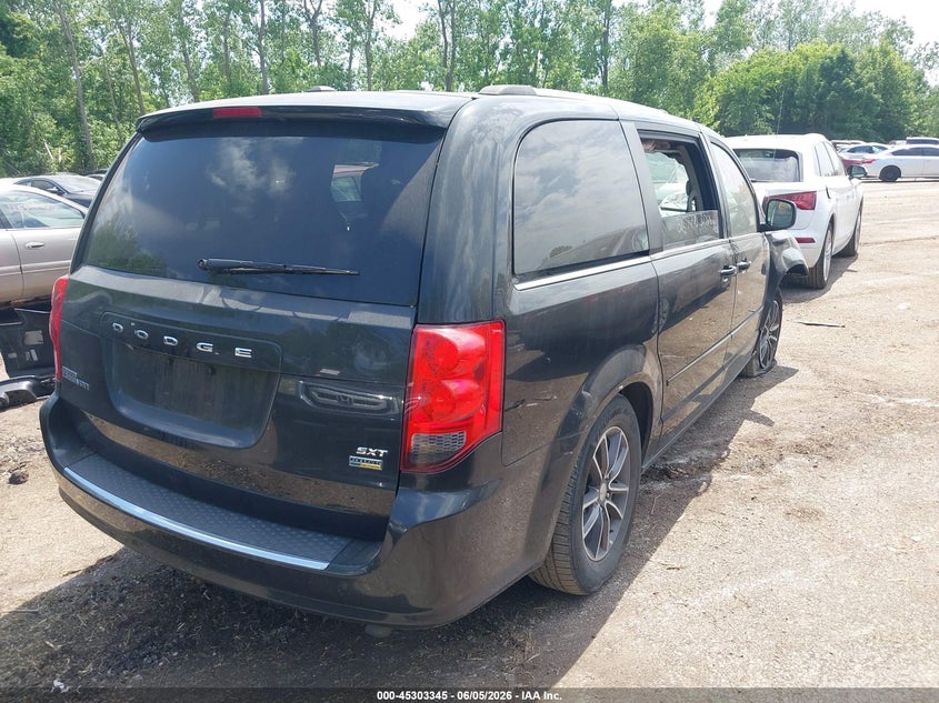Vin: 2c4rdgcg1hr790035, lot: 45801208, dodge grand caravan sxt 20174