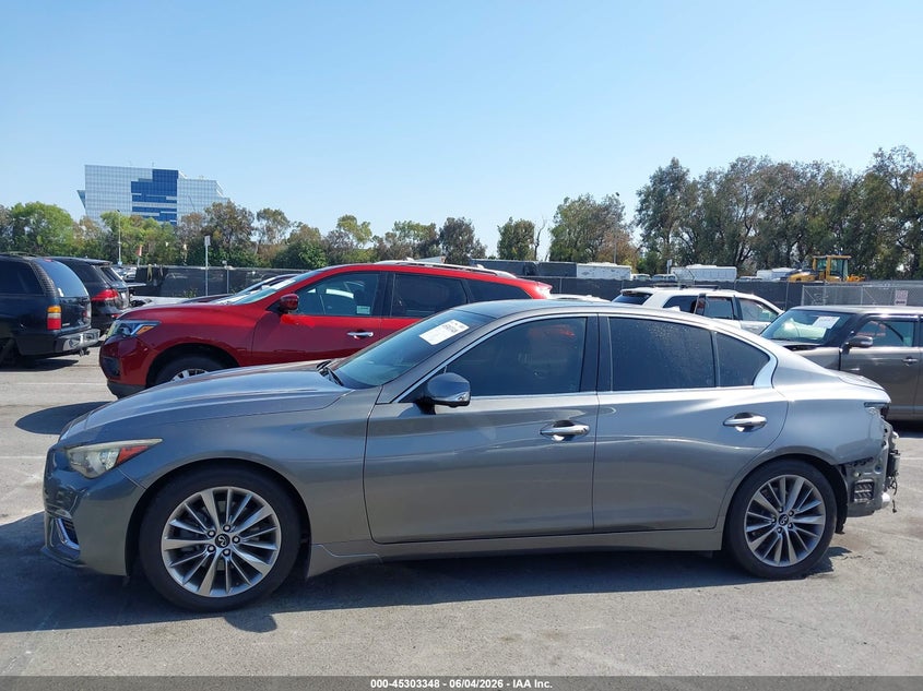 2022 Infiniti Q50 Luxe VIN: JN1EV7BP1NM311076 Lot: 45303348
