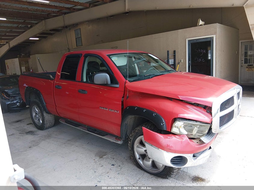 2005 Dodge Ram 1500 Slt/Laramie VIN: 1D7HU18NX5S101318 Lot: 45303365