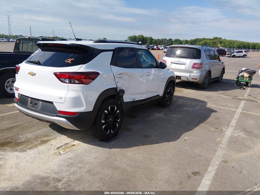 Vin: kl79mpsl6pb181564, lot: 45801251, chevrolet trailblazer fwd lt 20234