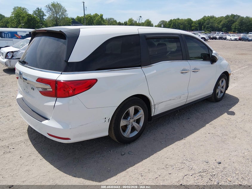Vin: 5fnrl6h79lb049917, lot: 45801305, honda odyssey ex-l/ex-l w/navi   res 20204