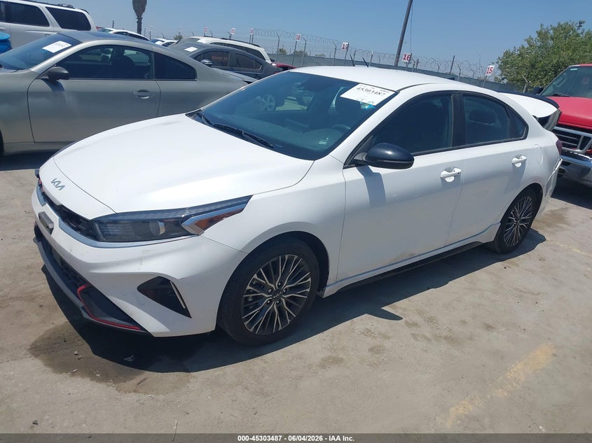 Vin: 3kpf54ad6re730584, lot: 45801350, kia forte gt-line 20242