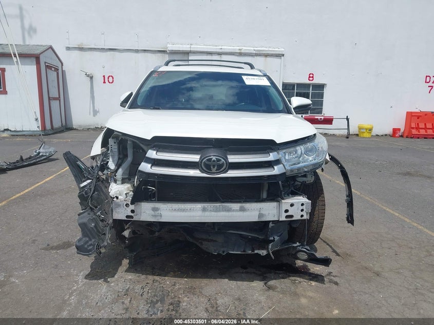 2019 Toyota Highlander Xle VIN: 5TDJZRFH7KS616354 Lot: 45303501