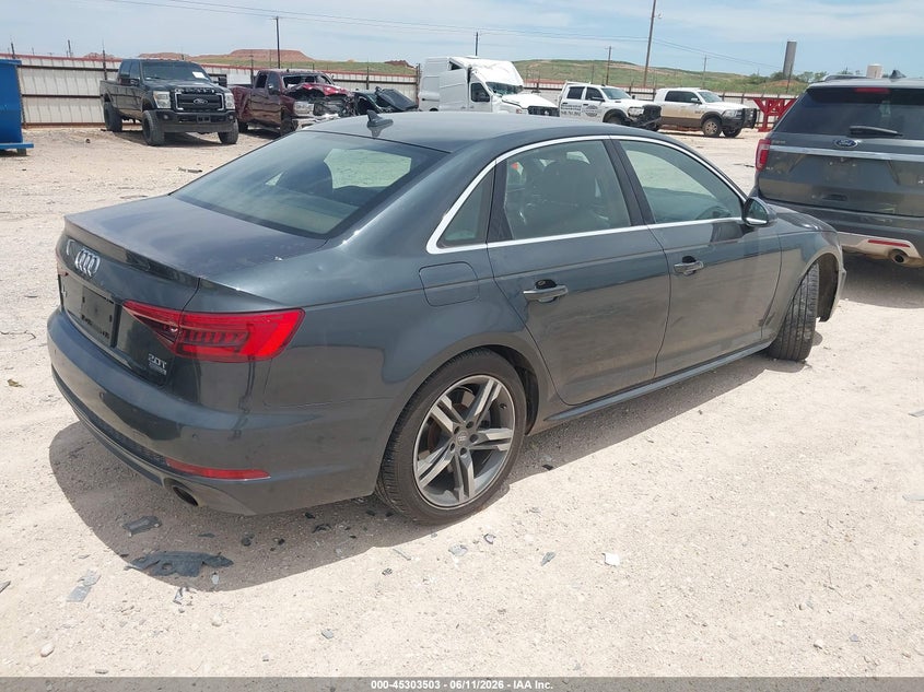 Vin: wauenaf43hn027356, lot: 45801366, audi a4 2.0t premium 20174