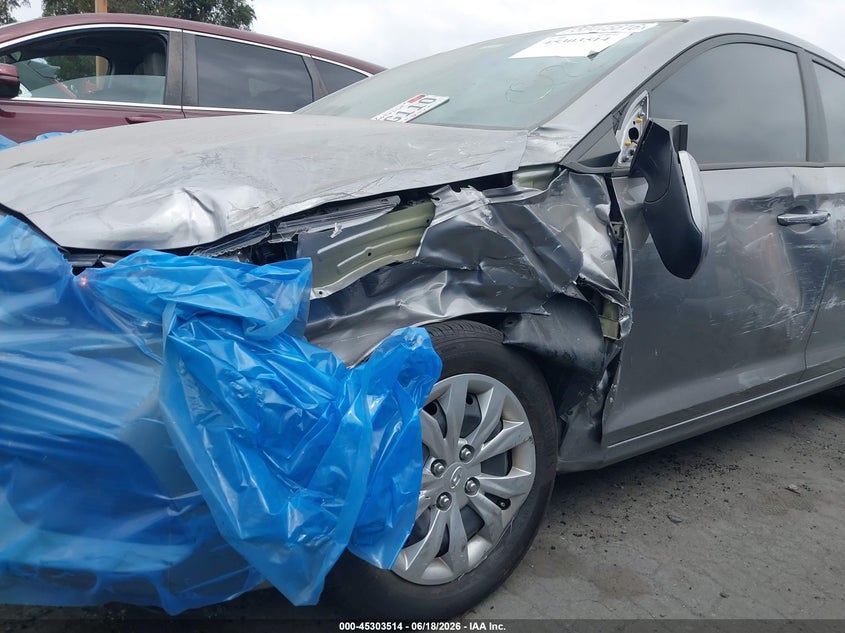 2022 HYUNDAI ACCENT SEDAN 1.6L I-4 DI, DOHC, VVT, 120HP