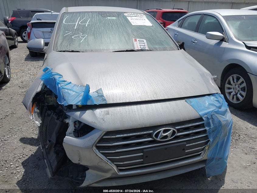 2022 HYUNDAI ACCENT SEDAN 1.6L I-4 DI, DOHC, VVT, 120HP