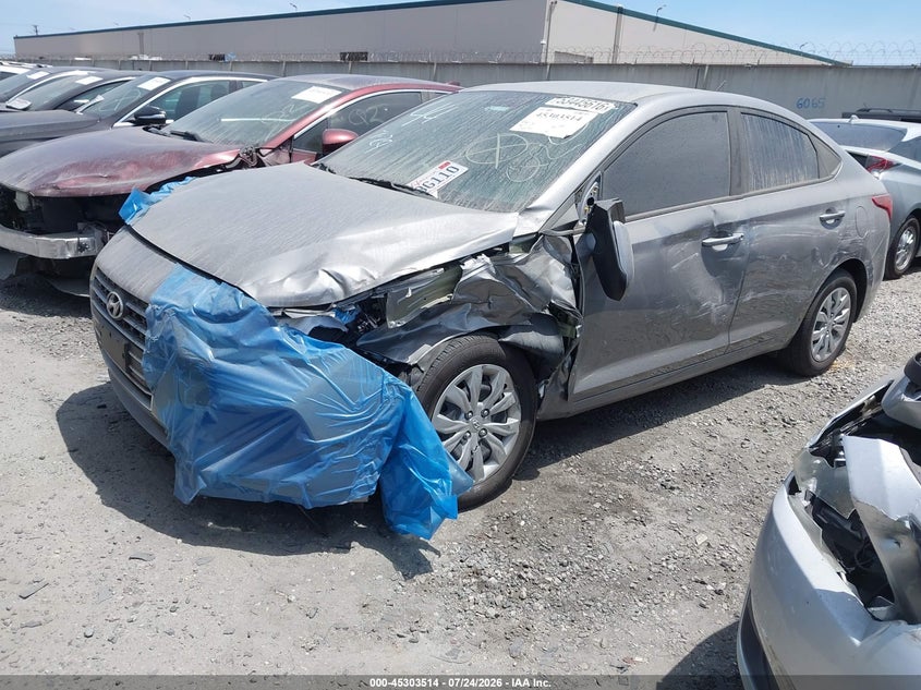 2022 HYUNDAI ACCENT SEDAN 1.6L I-4 DI, DOHC, VVT, 120HP