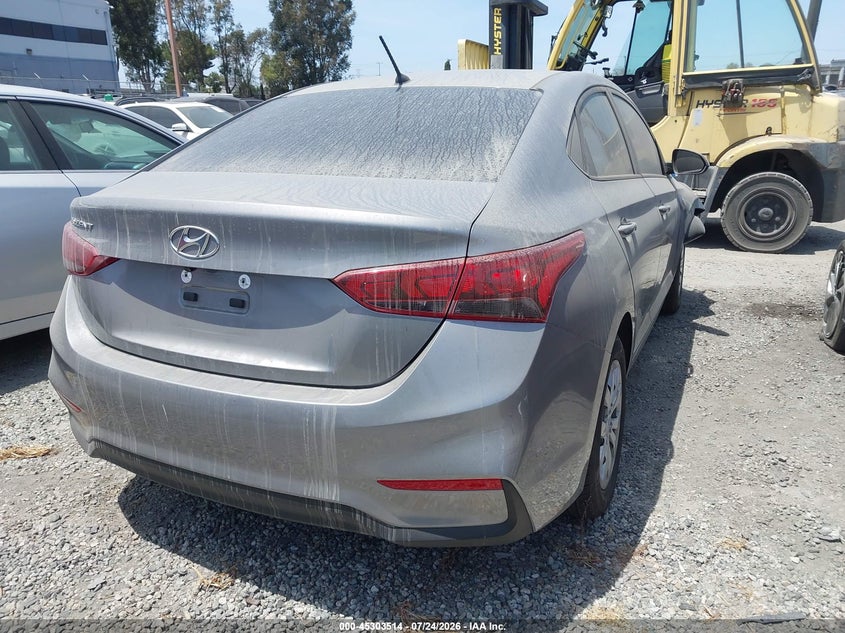 2022 HYUNDAI ACCENT SEDAN 1.6L I-4 DI, DOHC, VVT, 120HP