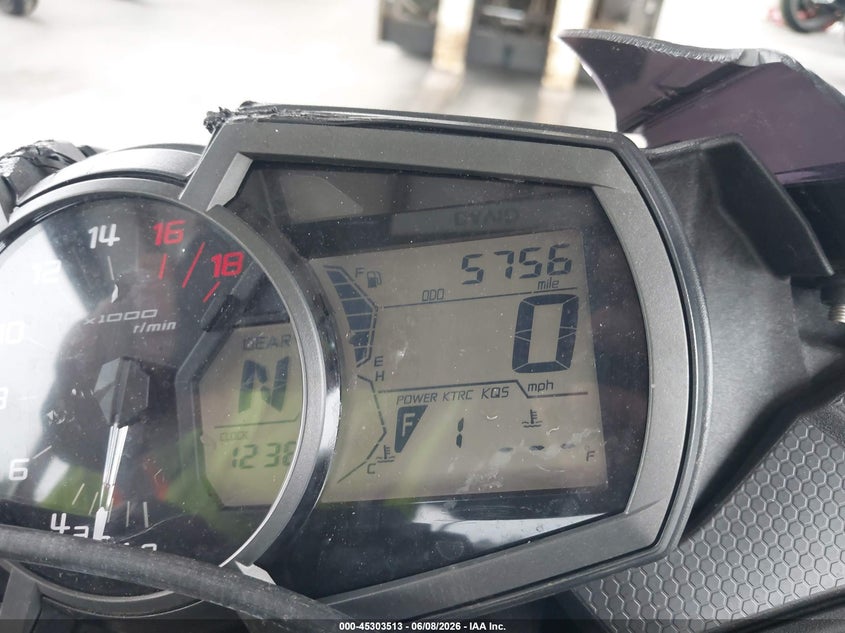 2019 Kawasaki Zx636 K VIN: JKBZXJH15KA001010 Lot: 45303513