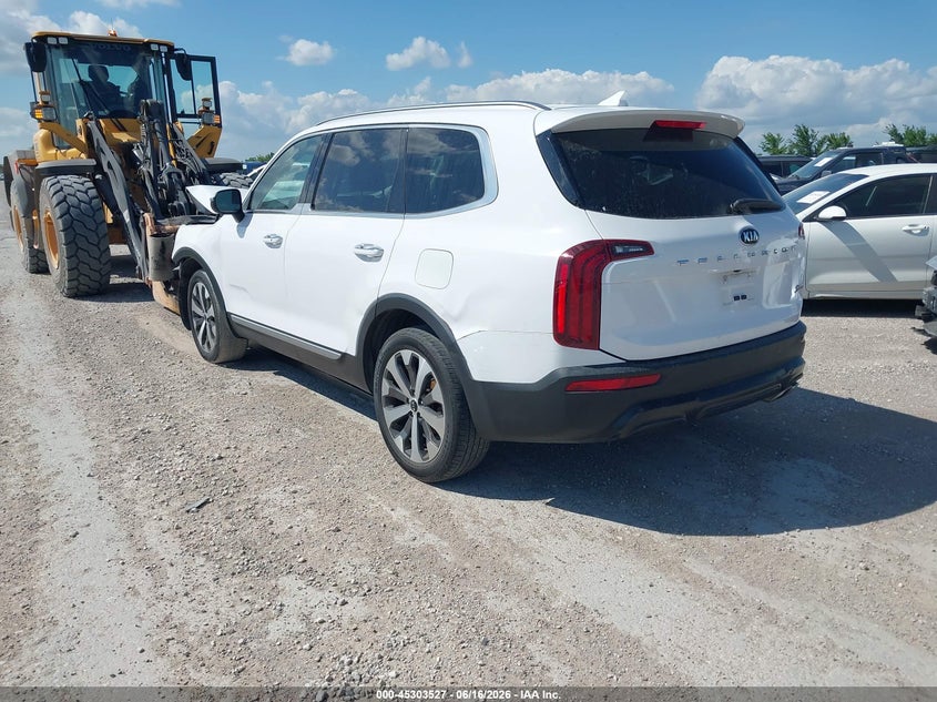 Vin: 5xyp64hc3mg147805, lot: 45801390, kia telluride s 20213