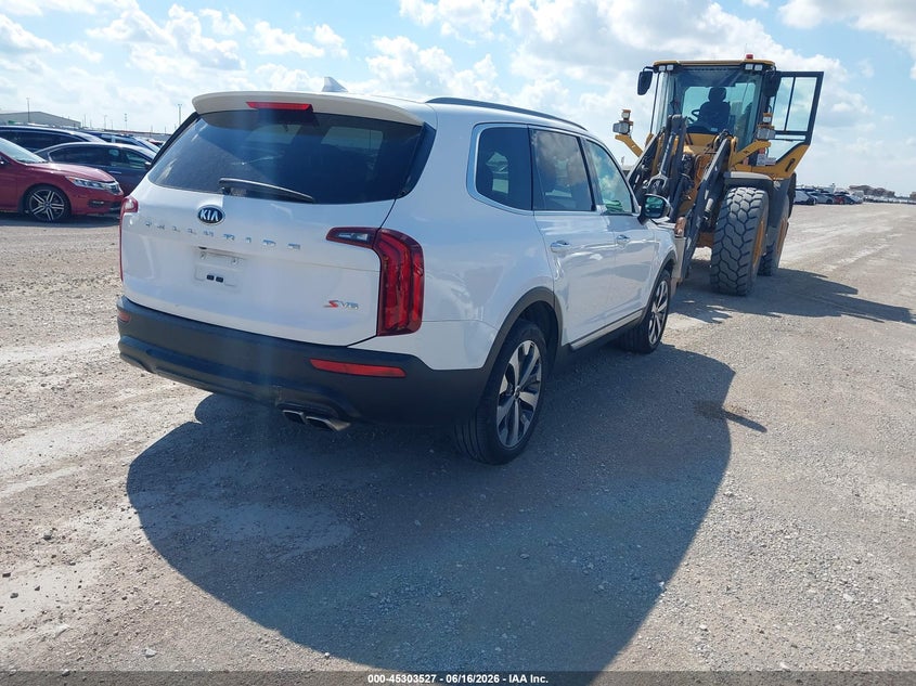 Vin: 5xyp64hc3mg147805, lot: 45801390, kia telluride s 20214