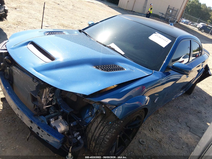 Vin: 2c3cdxl91mh662325, lot: 45801416, dodge charger srt hellcat widebody rwd 20212