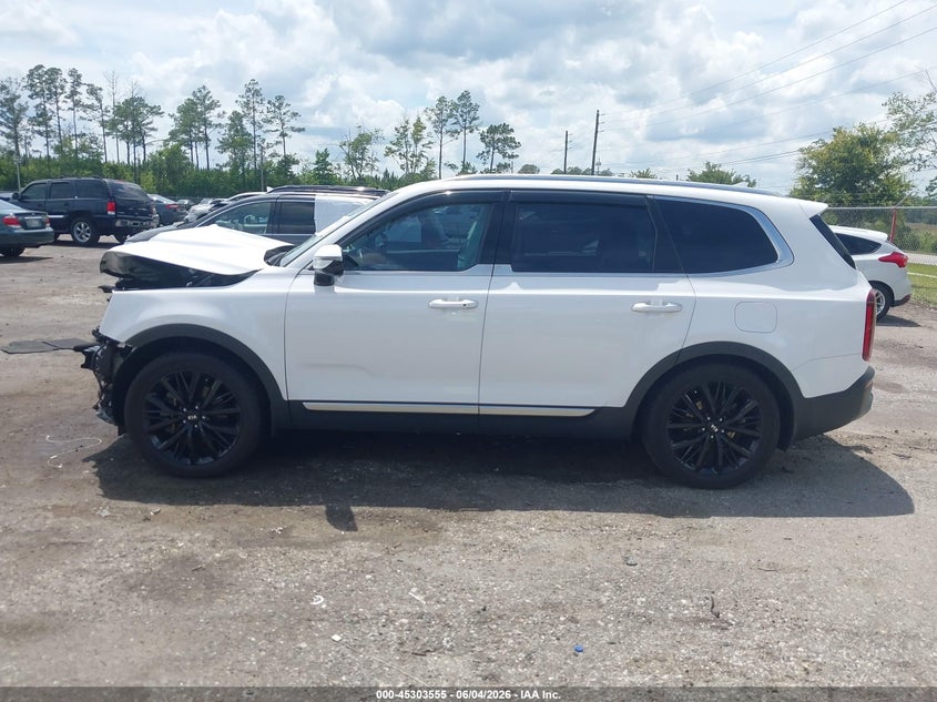 VIN 5XYP54HCXMG141258 2021 KIA TELLURIDE SX