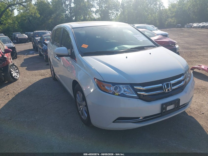 Vin: 5fnrl5h65eb087276, lot: 45801437, honda odyssey ex-l 2014 img_1