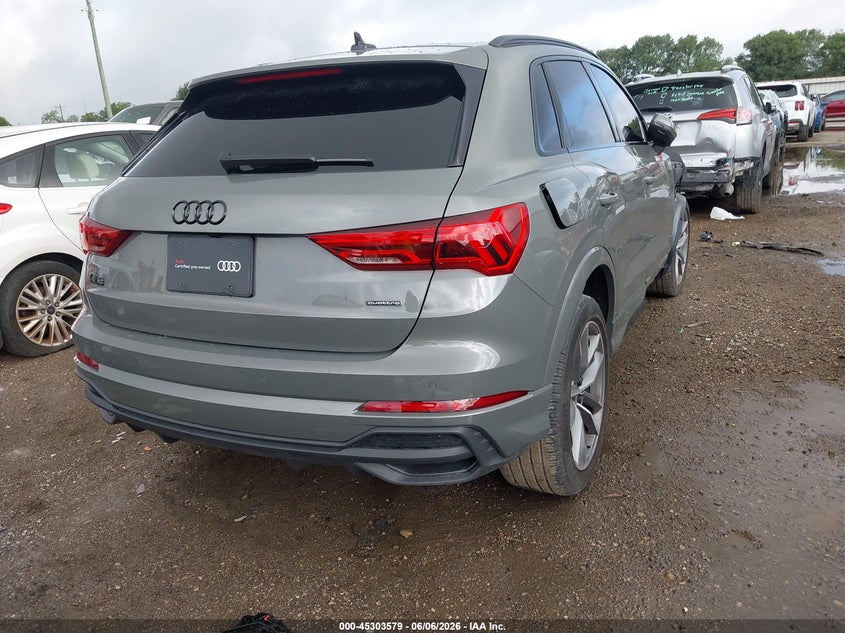 Vin: wa1decf35p1075393, lot: 45801442, audi q3 premium 45 tfsi s line quattro tiptronic 20234