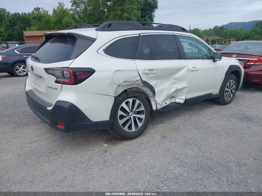 Vin: 4s4btafc2p3194915, lot: 45801463, subaru outback premium 20234