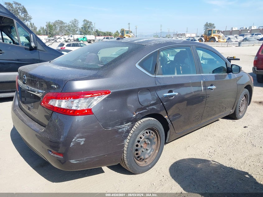 Vin: 3n1ab7ap4fy262513, lot: 45801464, nissan sentra sv 20154
