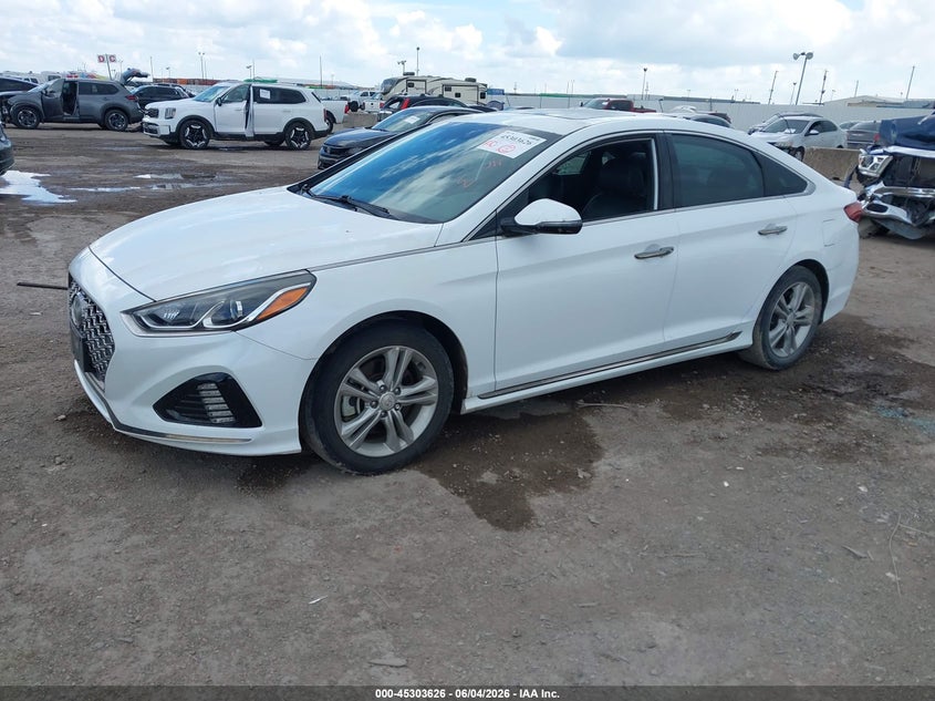 Vin: 5npe34af7kh743879, lot: 45801489, hyundai sonata sport 20192