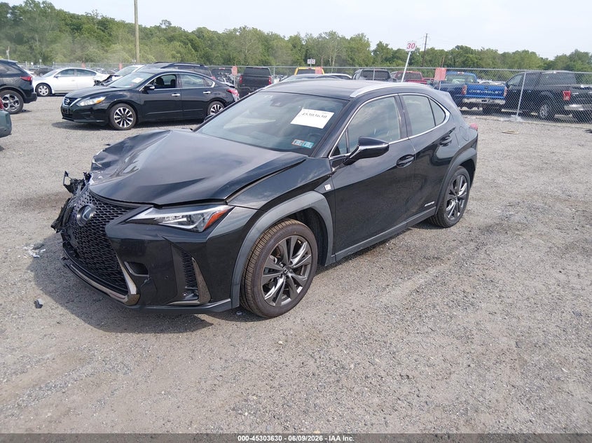 Vin: jthu9jbh5k2013008, lot: 45801493, lexus ux 250h f sport 20192