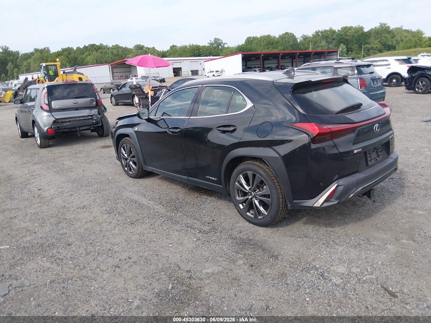Vin: jthu9jbh5k2013008, lot: 45801493, lexus ux 250h f sport 20193