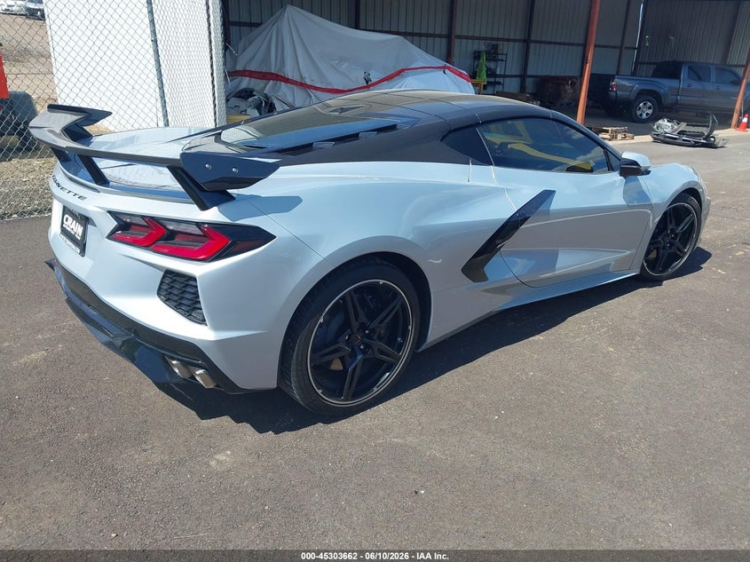 2022 CHEVROLET CORVETTE STINGRAY 6.2L V-8 DI, VVT, 49(VIN: 1G1YC2D40N5117499