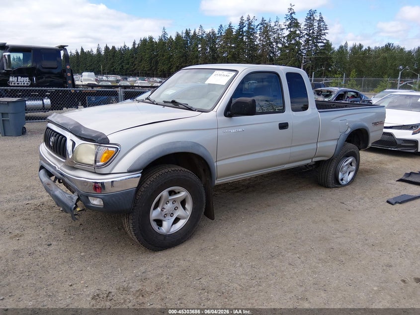2001 Toyota Tacoma Base V6 VIN: 5TEWN72N21Z791694 Lot: 45303686
