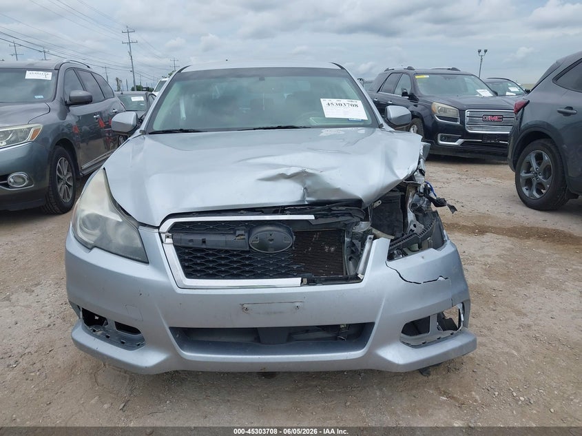 2013 Subaru Legacy 2.5I Premium VIN: 4S3BMBC63D3014827 Lot: 45303708