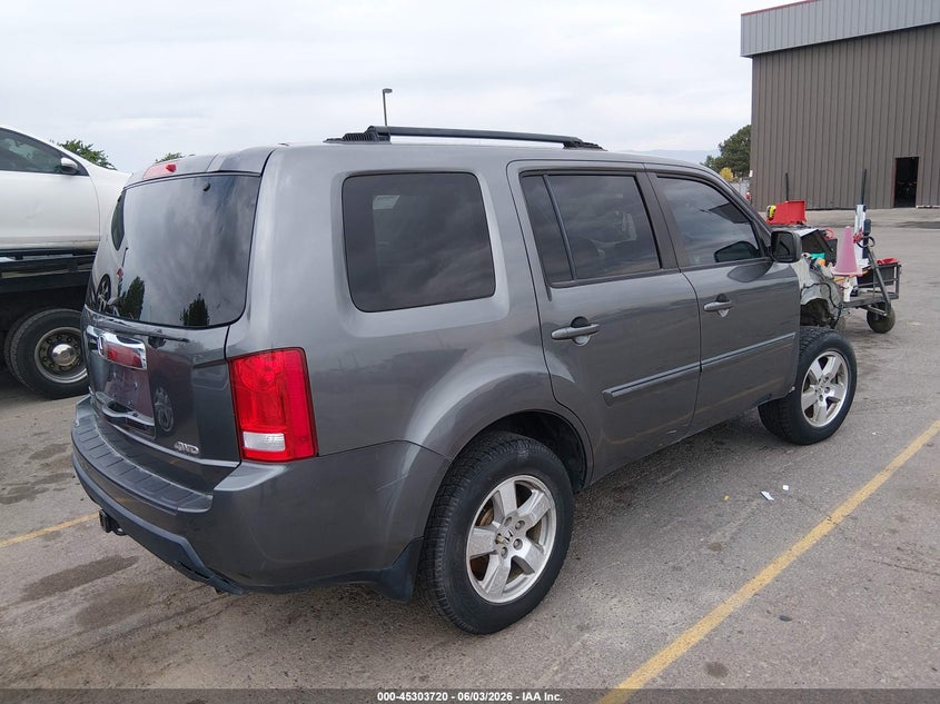 Vin: 5fnyf4h59bb063076, lot: 45801583, honda pilot ex-l 20114