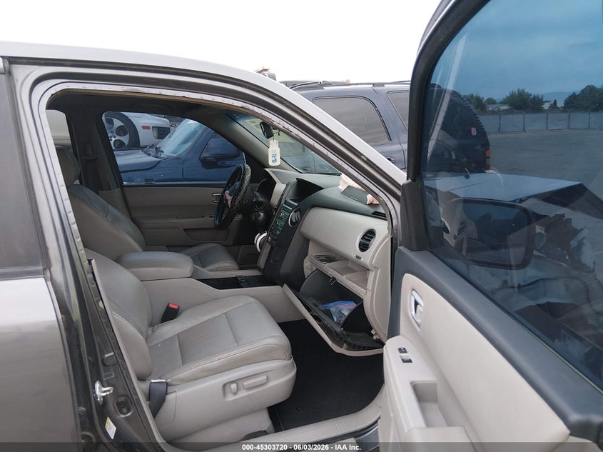 2011 Honda Pilot 3.5 Ex-L grey Lot 111045303720 Vin 5FNYF4H59BB063076