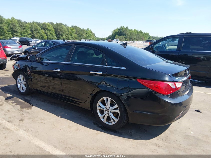 Vin: 5npec4ac6bh180975, lot: 45801600, hyundai sonata limited 20113