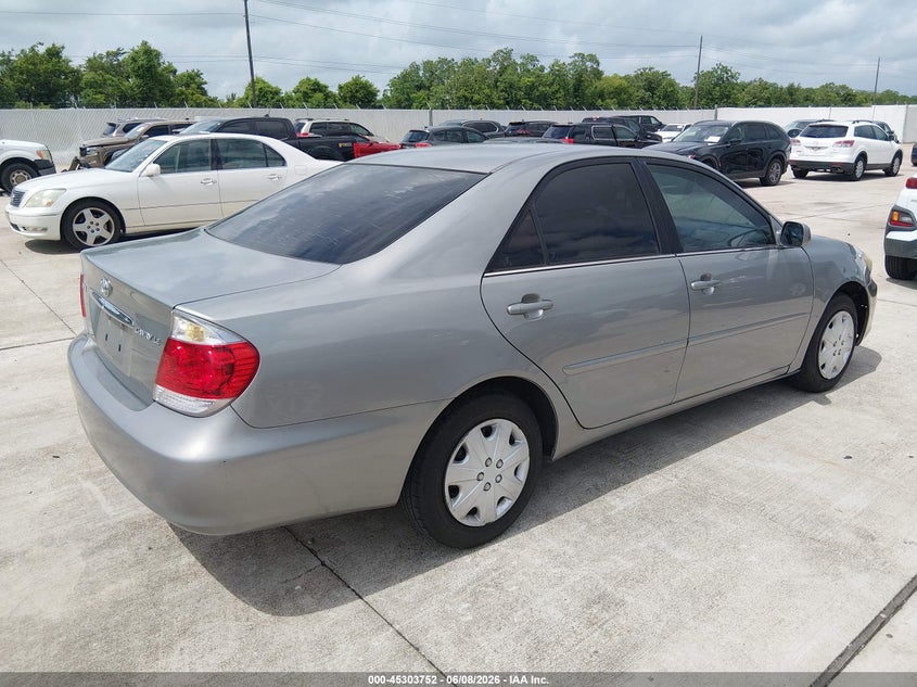 2005 TOYOTA CAMRY SEDAN 2.4L I-4 DOHC, VVT, 160HP