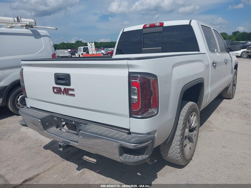 Vin: 3gtp1nec4gg258376, lot: 45801633, gmc sierra 1500 slt 20164