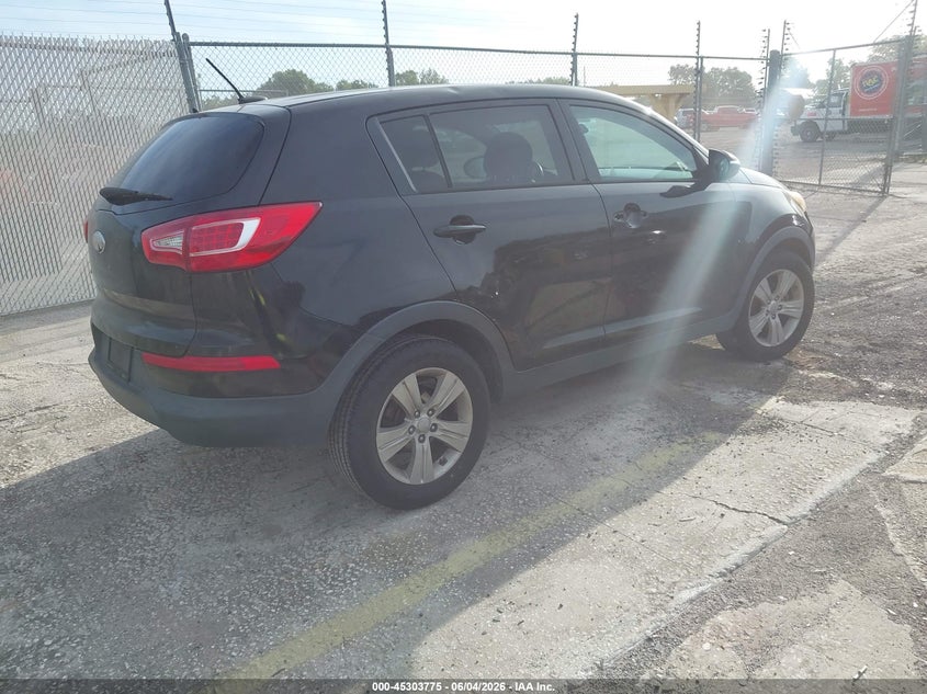 Vin: kndpb3a26d7428971, lot: 45801638, kia sportage lx 20134