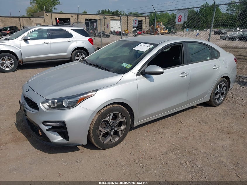 Vin: 3kpf24ad7me310009, lot: 45801657, kia forte lxs 20212