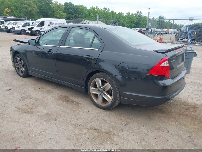 Vin: 3fahp0kc4cr331146, lot: 45801682, ford fusion sport 20123