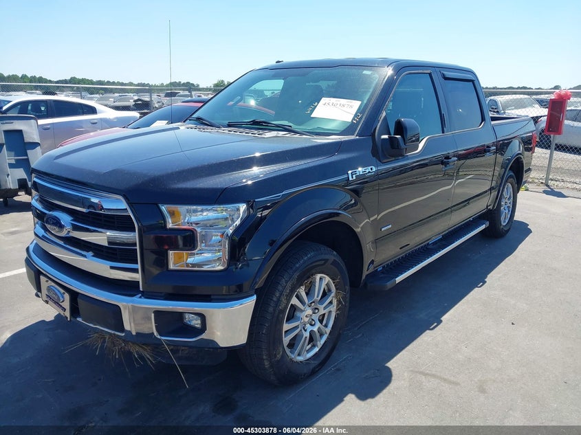 Vin: 1ftew1ep0gfa28114, lot: 45801741, ford f-150 lariat 20162
