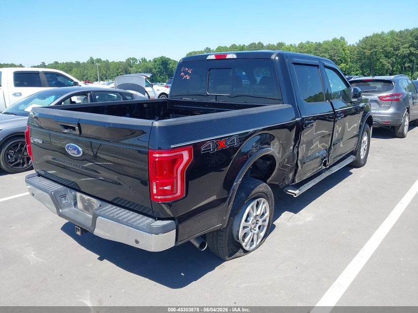 Vin: 1ftew1ep0gfa28114, lot: 45801741, ford f-150 lariat 20164
