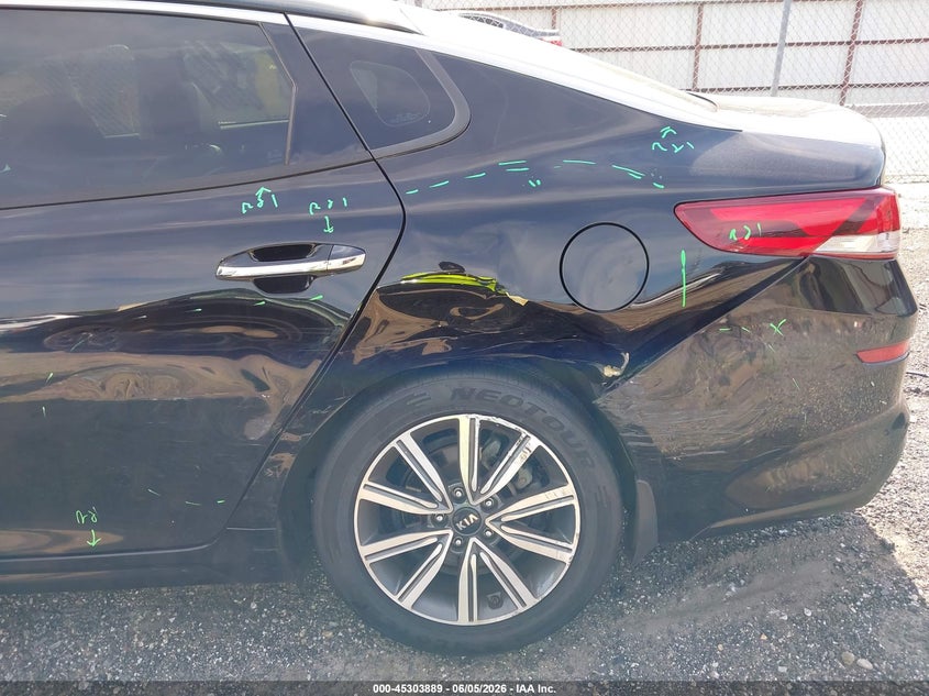2019 KIA OPTIMA SEDAN 1.6L I-4 DI, DOHC, VVT, TURBO, 178HP