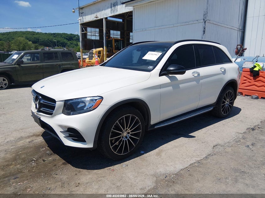 Vin: wdc0g4kb9hf142500, lot: 45801826, mercedes-benz glc 300 4matic 20172