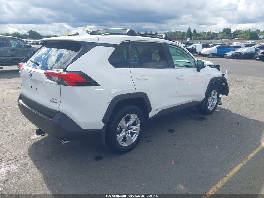 Vin: 2t3rwrfv5lw055556, lot: 45801843, toyota rav4 hybrid xle 20204